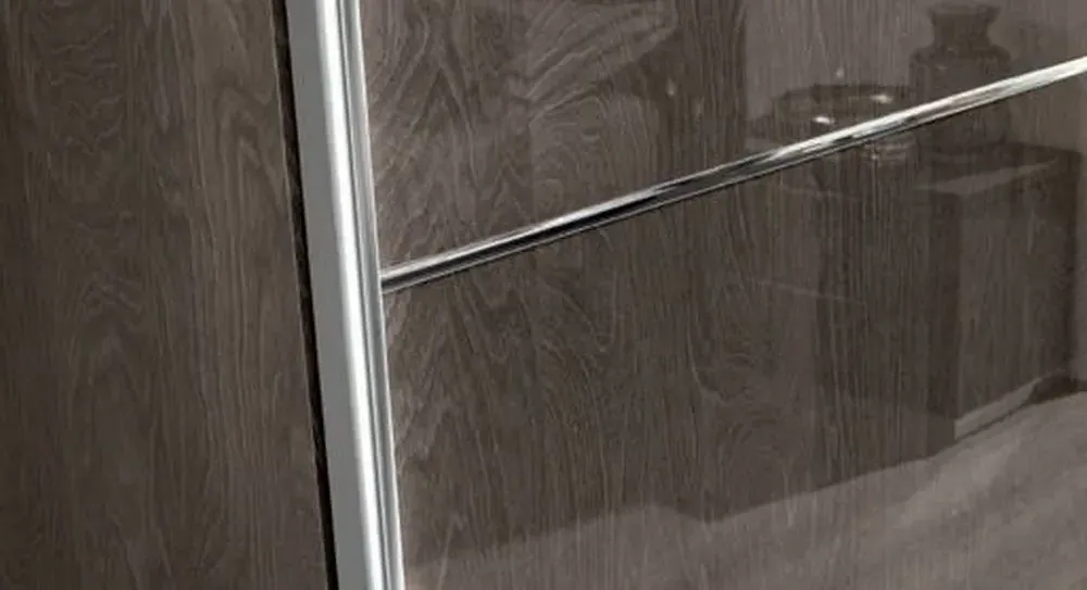 Modum Platinum Italian Wardrobe - Silver Birch