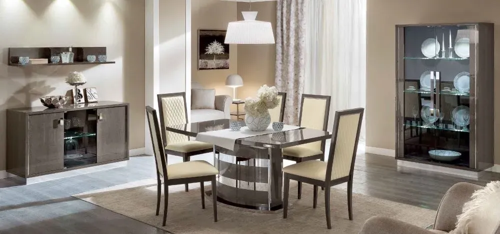 Modum Platinum L-Shaped Wall Shelf - Silver Birch