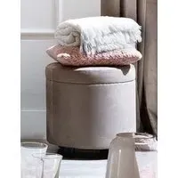 Modum Platinum Round Pouf - Nabucco