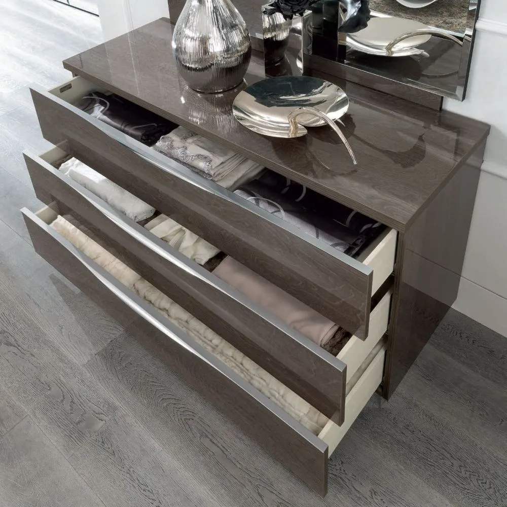 Modum Platinum Small Dresser - Silver Birch