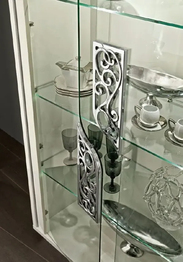 Modum Roma 2 Door Vitrine - White