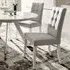 Modum Roma Dining Chair - White, Mojito Fabric