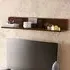 Modum Roma L-Shaped Wall Shelf - Walnut