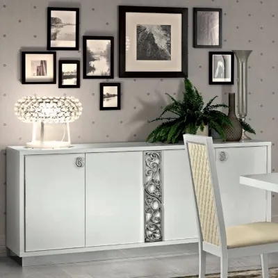 Modum Roma Large Buffet Sideboard - White