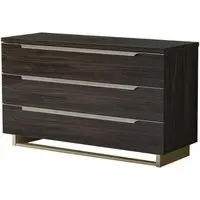 Modum Smart 3 Drawer Chest - Walnut