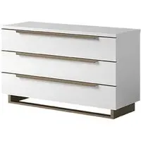 Modum Smart 3 Drawer Chest - White