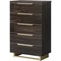 Modum Smart 5 Drawer Chest - Walnut