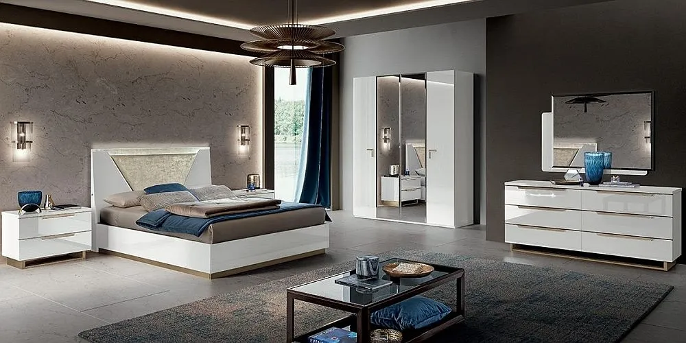 Modum Smart Italian Wardrobe - White