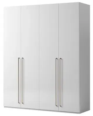 Modum Smart Italian Wardrobe with Long Handle - White image