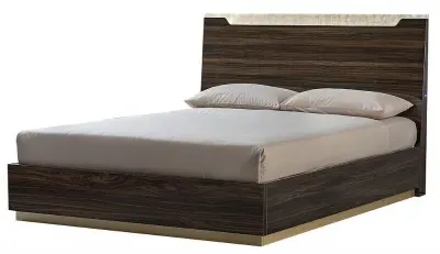 Modum Smart Queen Size Bed Frame - Walnut image