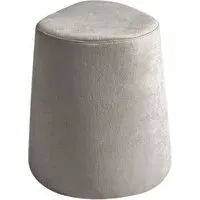 Modum Smart Round Pouf - Beige, Fabric