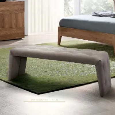 Modum Storm Italian Upholstered Bedroom Bench