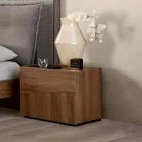 Modum Storm Wooden 2 Drawer Bedside Cabinet
