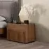 Modum Storm Wooden 2 Drawer Bedside Cabinet