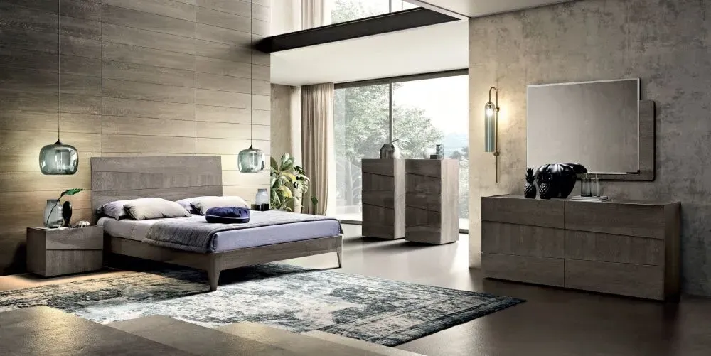 Modum Tekno 5 Drawer Chest - Silver Birch