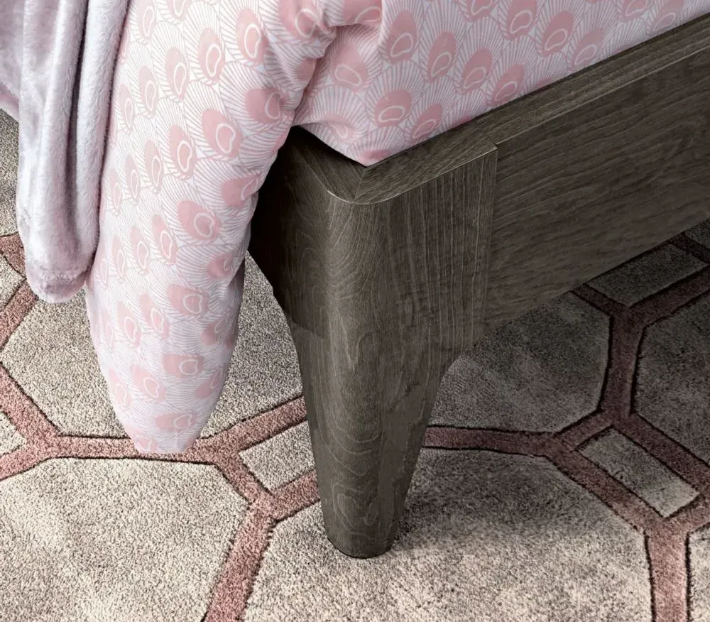 Modum Tekno Bed Frame - Silver Birch