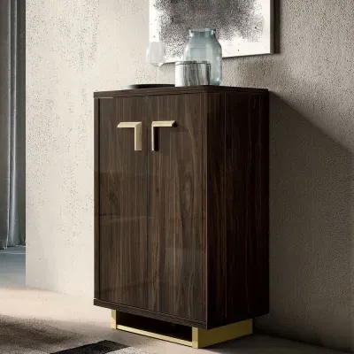 Modum Volare 2 Door Drink Cabinet - Walnut image