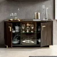 Modum Volare Medium Buffet Sideboard with LED - Walnut