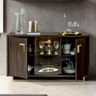 Modum Volare Medium Buffet Sideboard with LED - Walnut