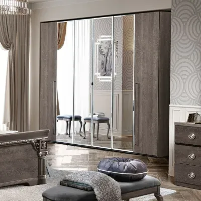 Nabucco Italian Wardrobe - Silver Birch image