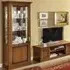 Nostalgia 1 Door Display Cabinet - RHF - Walnut