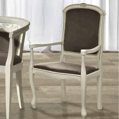 Nostalgia Armchair - Bianco Antico, Eco Leather image