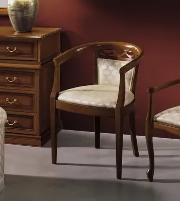 Nostalgia Bedroom Armchair - Walnut