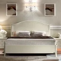 Nostalgia Gendarme Queen Size Bed - Bianco Antico
