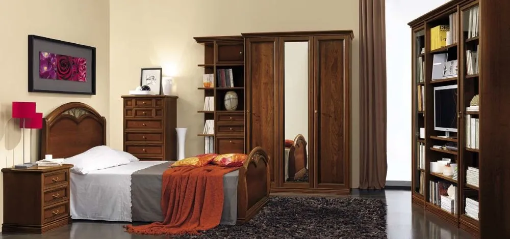 Nostalgia Italian 7 Drawer Tall Chest - Walnut