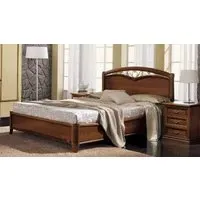 Nostalgia Queen Size Bed Frame - Walnut