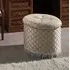 Nostalgia Round Pouf - Crystal