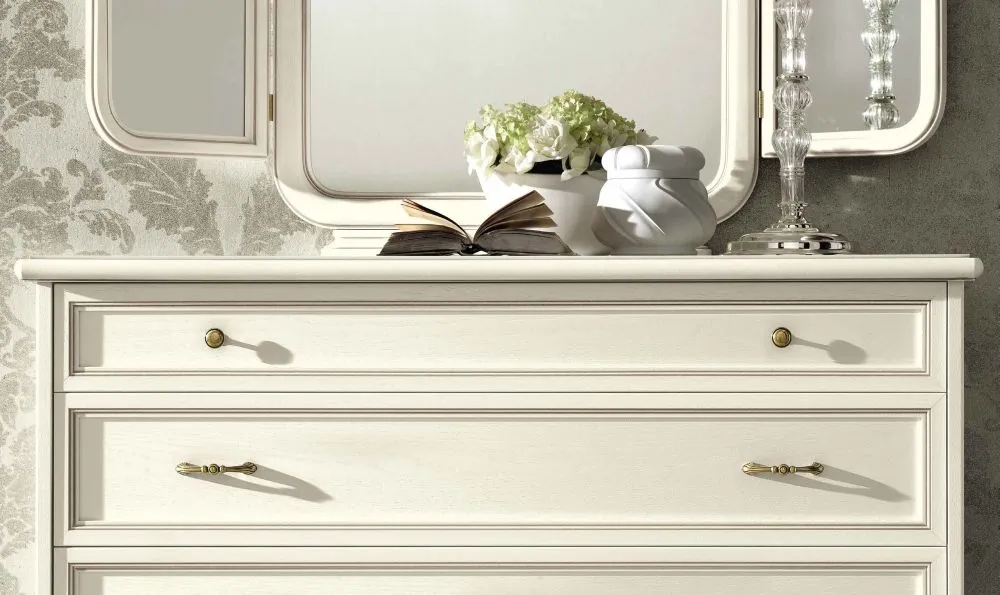 Nostalgia Single Dresser - Bianco Antico