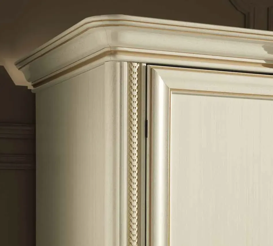 Siena 3 Door Triple Wardrobe - Ivory