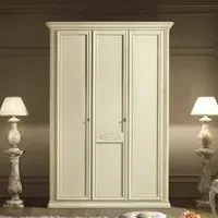 Siena 3 Door Triple Wardrobe - Ivory