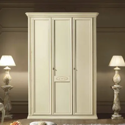 Siena 3 Door Triple Wardrobe - Ivory image