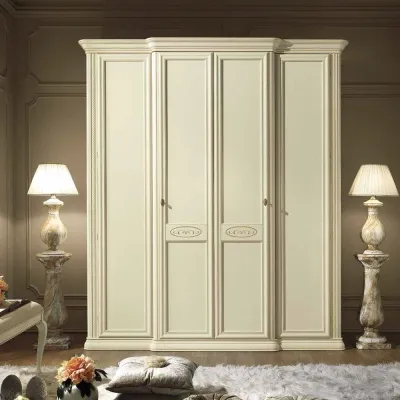 Siena 4 Door Wardrobe - Ivory image