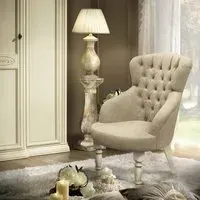 Siena Capitonne Armchair - Ivory