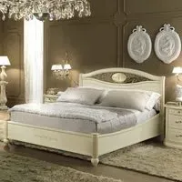 Siena King Size Ferro Bed - Ivory