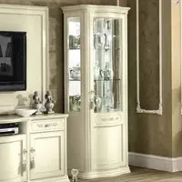 Torriani 1 Door Display Cabinet - LHF - Ivory