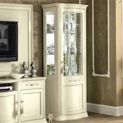 Torriani 1 Door Display Cabinet - LHF - Ivory image
