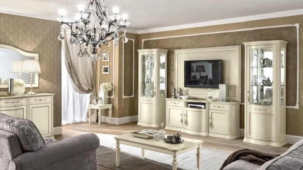 Torriani 1 Door Display Cabinet - RHF - Ivory