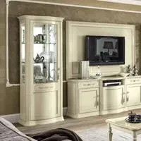 Torriani 1 Door Display Cabinet - RHF - Ivory