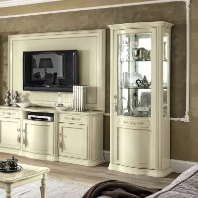 Torriani 1 Door Display Cabinet - RHF - Ivory