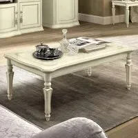 Torriani Italian Coffee Table - Ivory