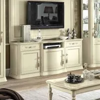 Torriani Large TV Unit - Ivory