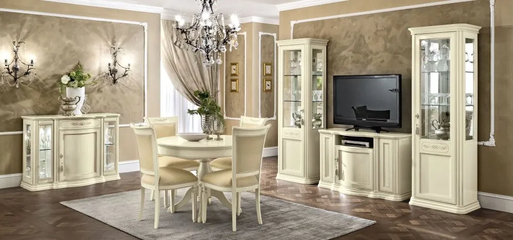 Torriani Small TV Unit - Ivory