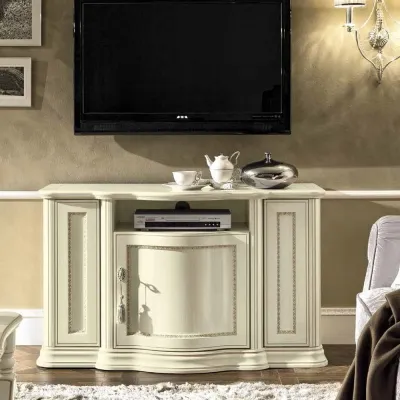 Torriani Small TV Unit - Ivory image