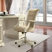 Torriani Swivel Armchair - Ivory