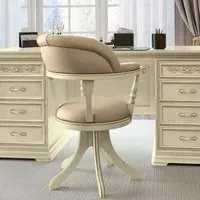 Torriani Swivel Chair - Ivory