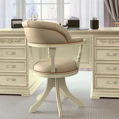Torriani Swivel Chair - Ivory image